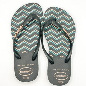 Havaianas Chevron Stripe Sandals, Size 11/12